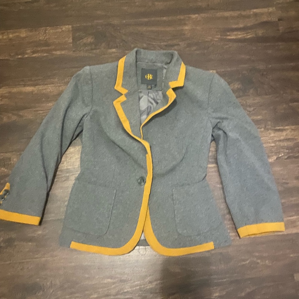 CBR Women's Blazer with Yellow Accents